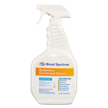 Clorox® Broad Spectrum Quaternary Disinfectant Cleaner, 32 Oz Spray Bottle freeshipping - TVN Wholesale